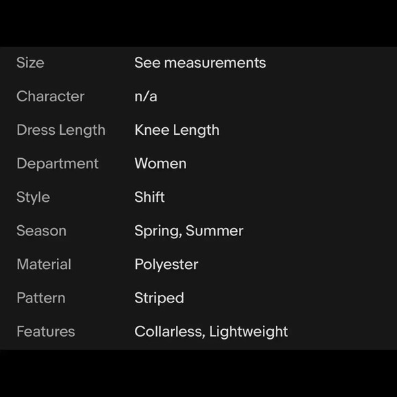 IMPECCABLE PIG Floral and Striped Shift Dress - Medium But Check Measurements - Picture 5 of 6